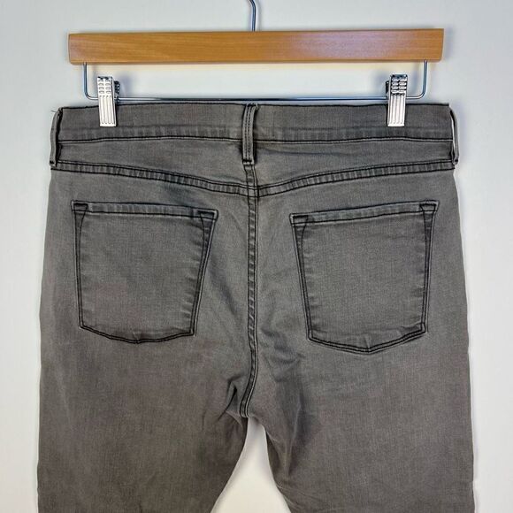 FRAME denim le garcon jeans slim boyfriend high rise gray raw hem women’s sz 30 - Picture 9 of 12